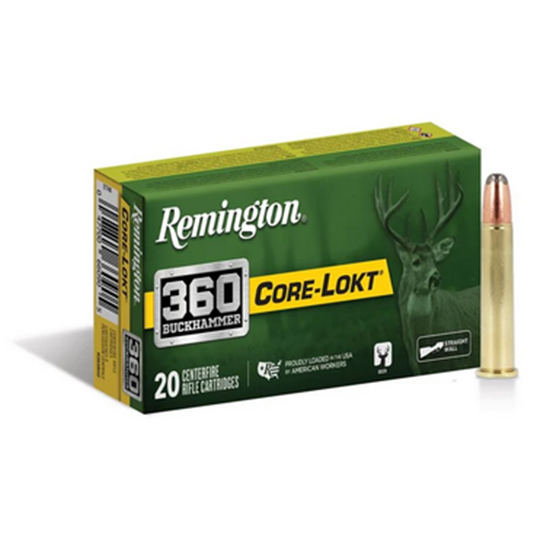 REM CORE-LOKT 360BUCK 180GR SP 20/10 - Ammunition